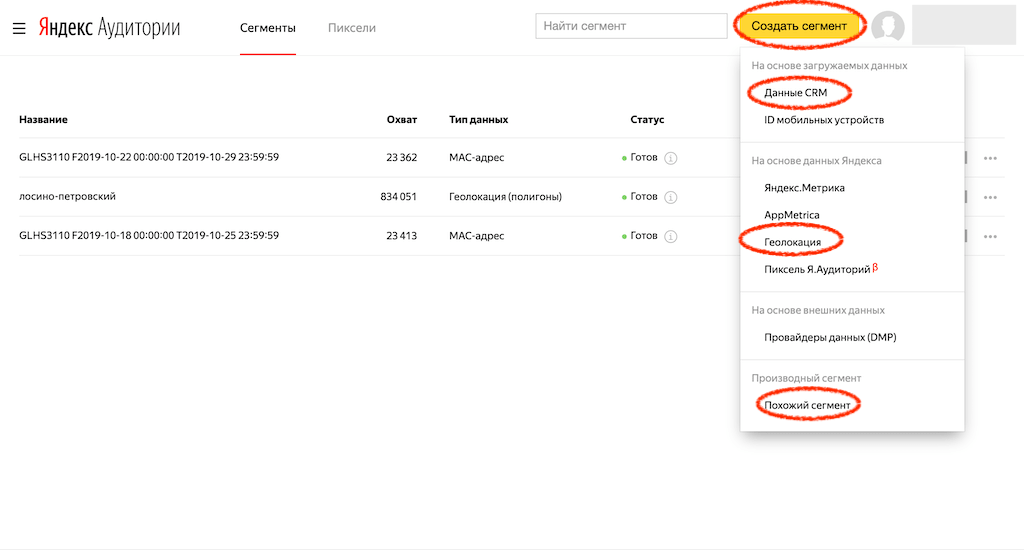 сегмент-яндекс-аудиторий